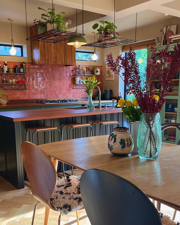 Before & After: A “Drab” ‘80s Kitchen Gets a Colorful Makeover | The Kitchn